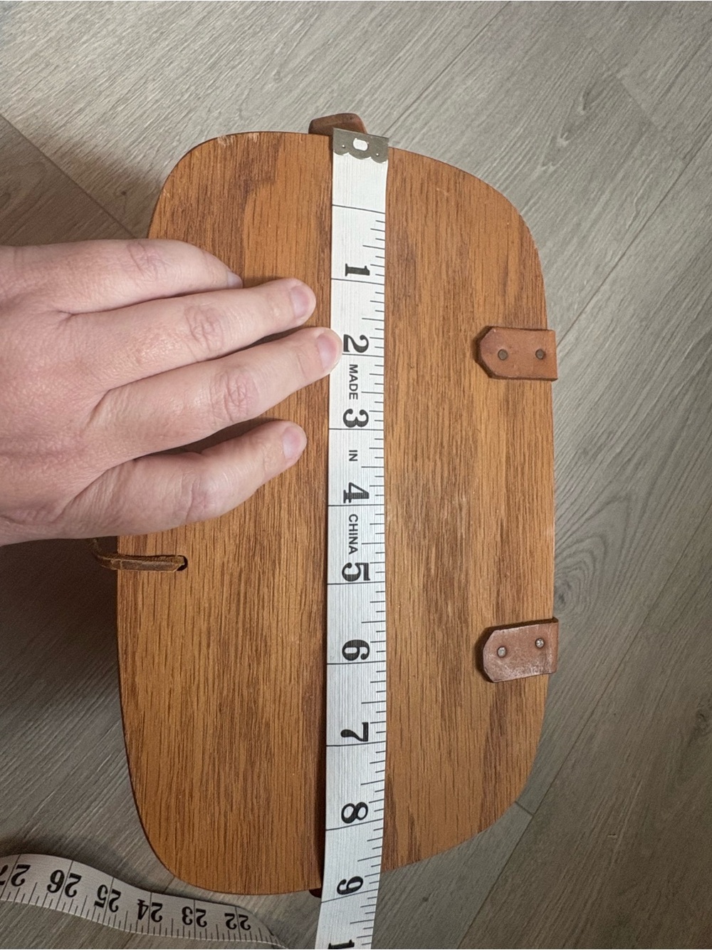 1993 Longaberger Small Picnic Basket - Picture 7 of 8